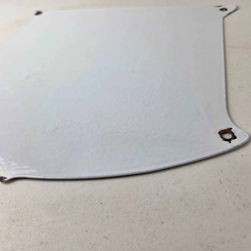 Vintage Mobilgas Sign - Porcelain Mobil Gasoline Pegasus Shield Gas Pump Sign - Image 9