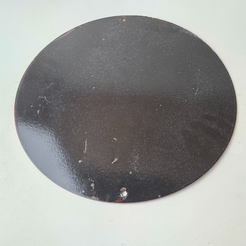 Vintage Mohawk Gasoline Sign - Gas Porcelain Service Native American Indian Sign - Image 7