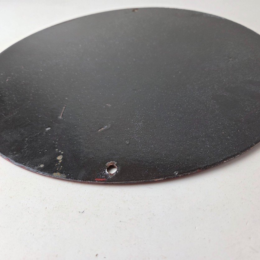 Vintage Mohawk Gasoline Sign - Gas Porcelain Service Native American Indian Sign - Image 9