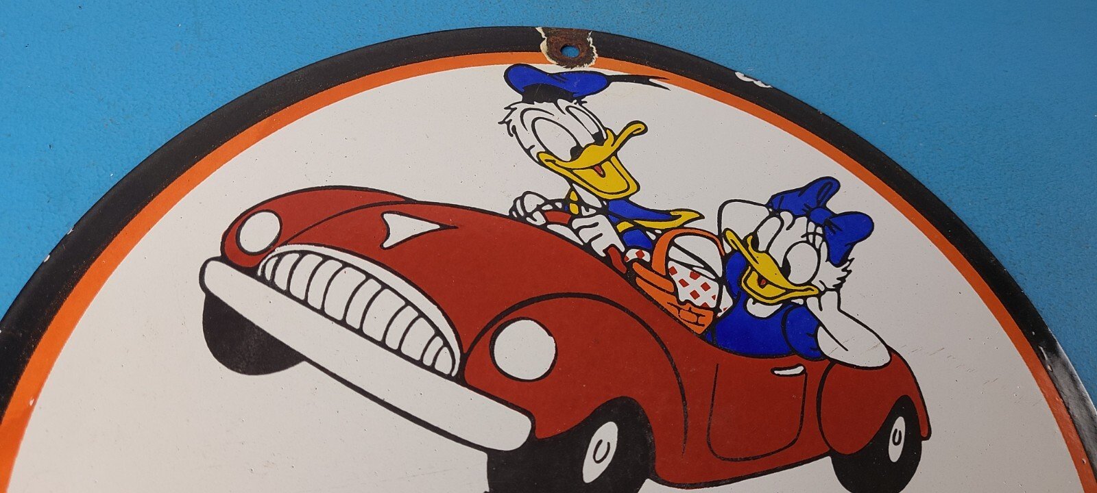 Vintage Phillips 66 Gasoline Sign - Porcelain Gas Pump Service Station Sign - Image 5