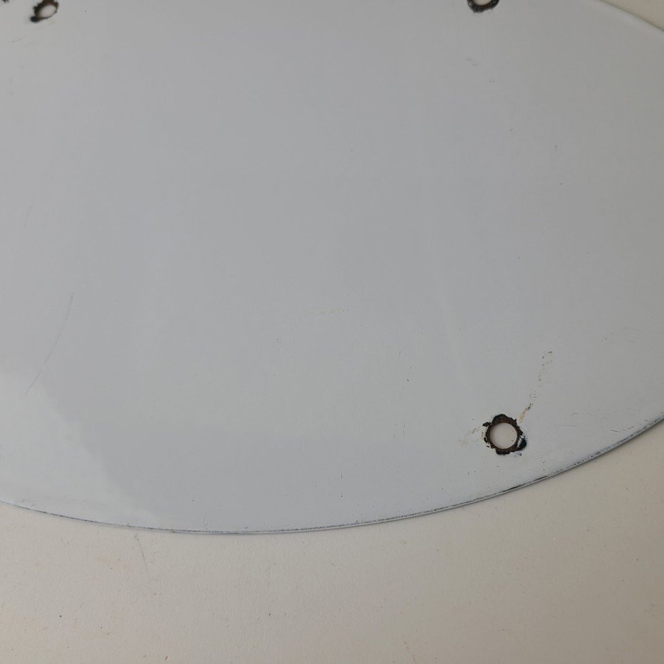 Vintage Porcelain Gasoline Sign - Sohio Gas Motor Oil Service Ohio Pump Sign - Image 14