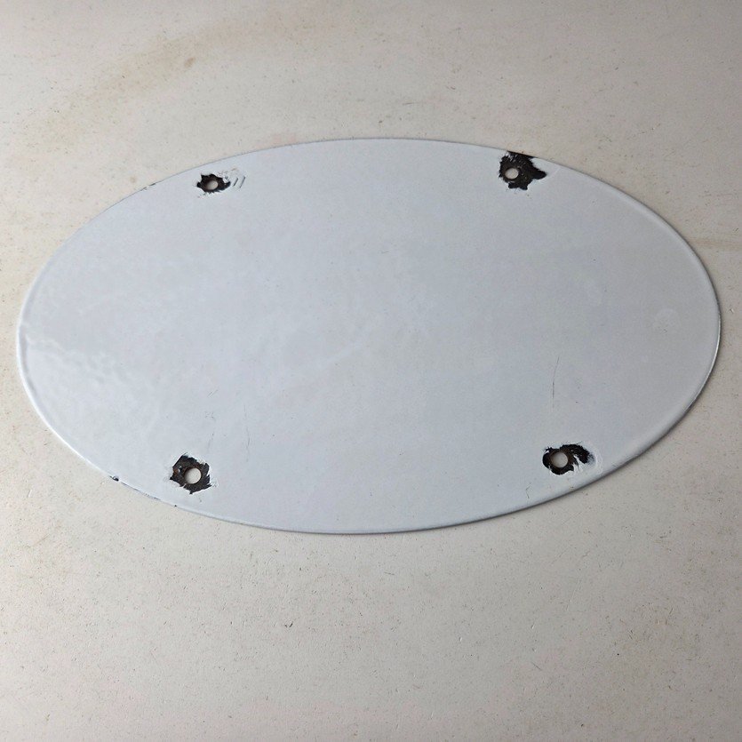 Vintage Porcelain Gasoline Sign - Sohio Gas Motor Oil Service Ohio Pump Sign - Image 7