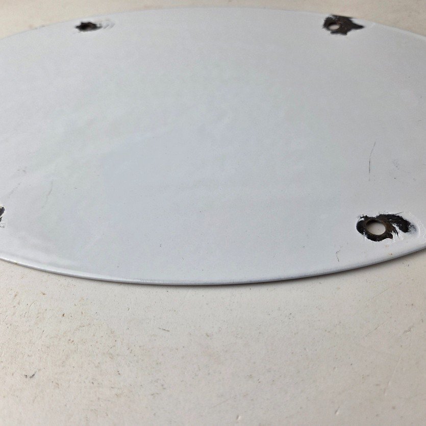 Vintage Porcelain Gasoline Sign - Sohio Gas Motor Oil Service Ohio Pump Sign - Image 9