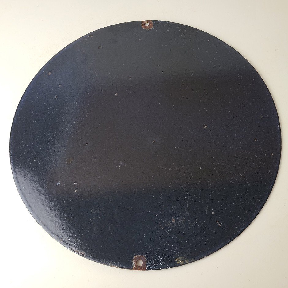 Vintage Public Telephones Sign Porcelain - Bell System Phone Booth Gas Pump Sign - Image 14