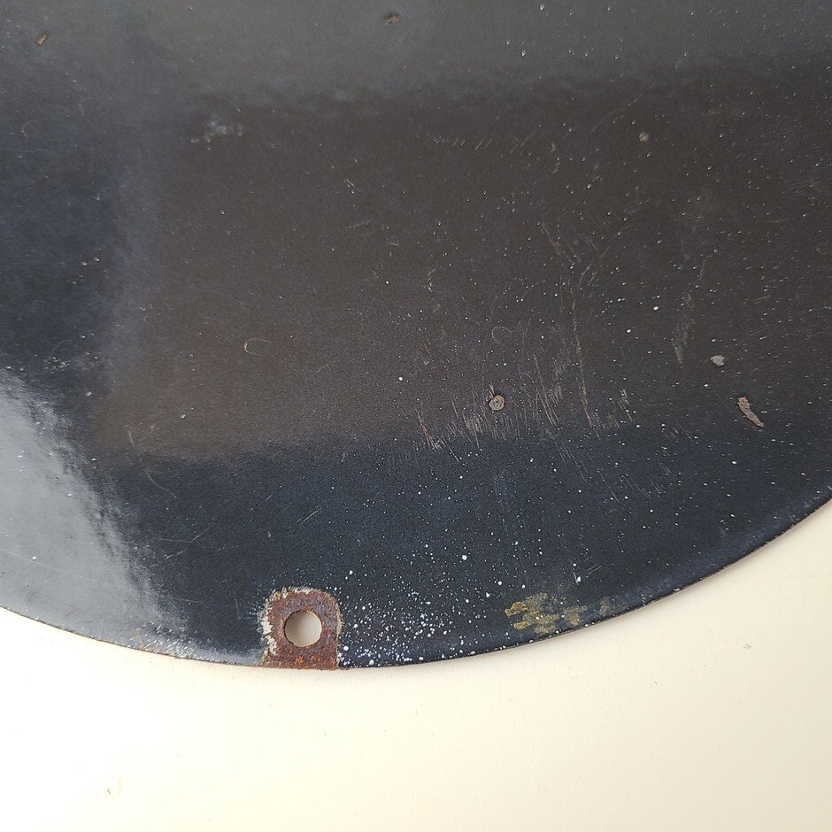 Vintage Public Telephones Sign Porcelain - Bell System Phone Booth Gas Pump Sign - Image 15