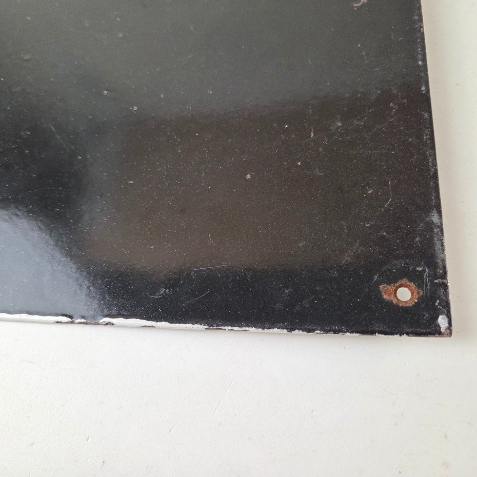 Vintage Shell Gasoline Sign - Marine Boat Porcelain Gas Pump Plate Sign - Image 11