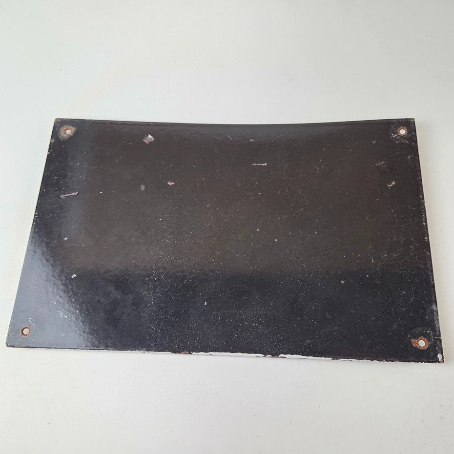 Vintage Shell Gasoline Sign - Marine Boat Porcelain Gas Pump Plate Sign - Image 10