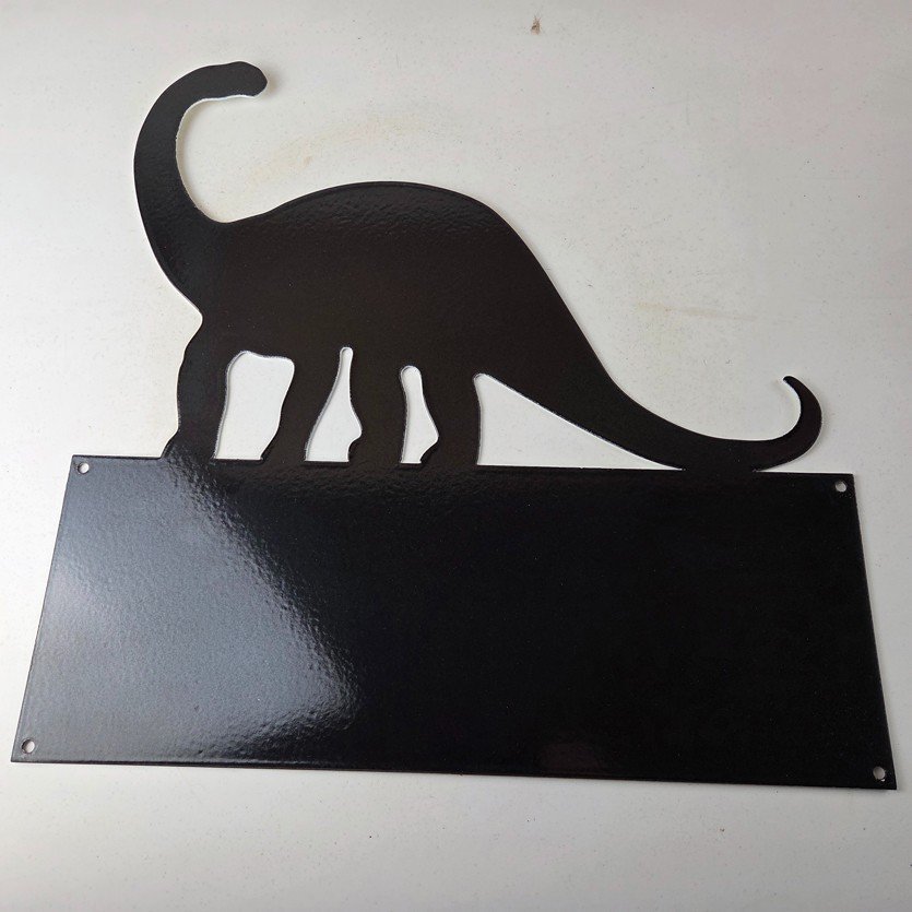 Vintage Sinclair Gasoline Sign - Dino Service Station Pump Porcelain Sign - Image 7