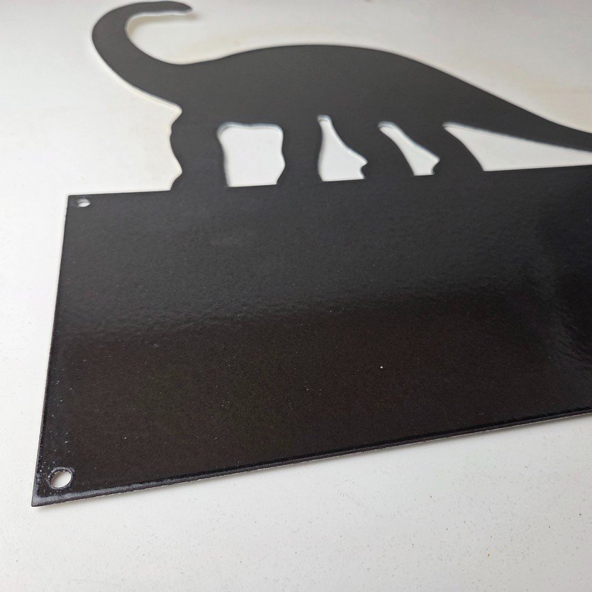 Vintage Sinclair Gasoline Sign - Dino Service Station Pump Porcelain Sign - Image 9