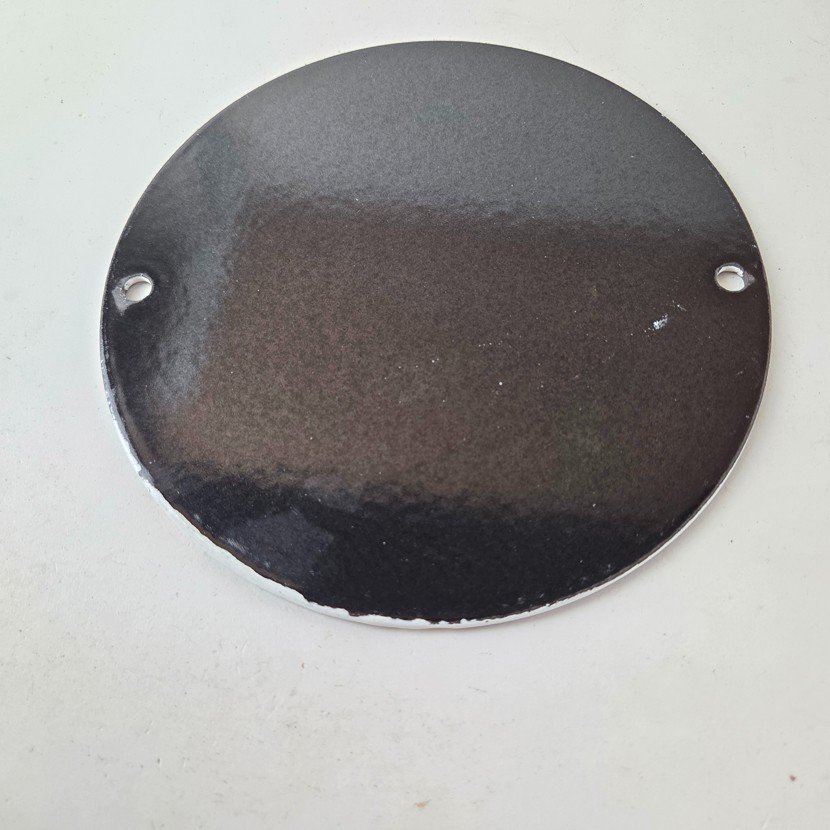 Vintage Texaco Gasoline Sign - Clean Clear Golden Porcelain Gas Pump Sign - Image 7