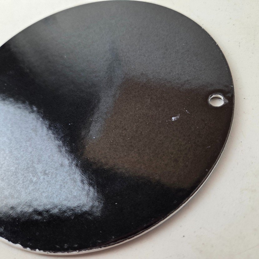 Vintage Texaco Gasoline Sign - Clean Clear Golden Porcelain Gas Pump Sign - Image 8