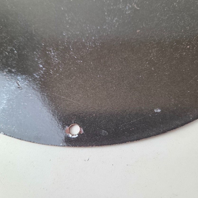 Vintage Vespa Sign - Gas Bike Motorcycle Pump Service Porcelain Sign - Image 8