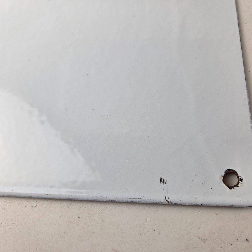 Vintage White Castle Porcelain Sign - Food Burgers Restaurant Drive Thru Sign - Image 8