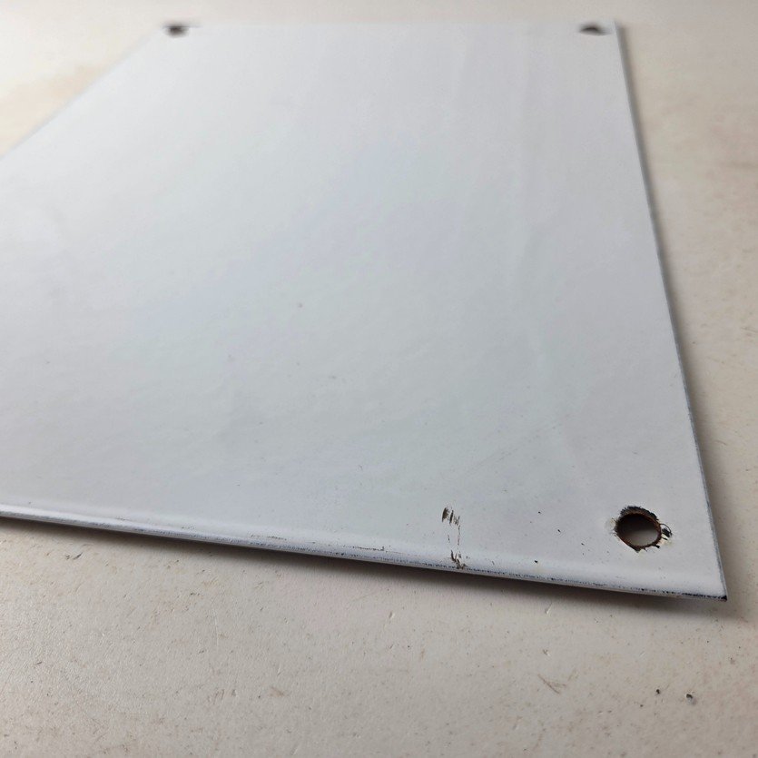 Vintage White Castle Porcelain Sign - Food Burgers Restaurant Drive Thru Sign - Image 9