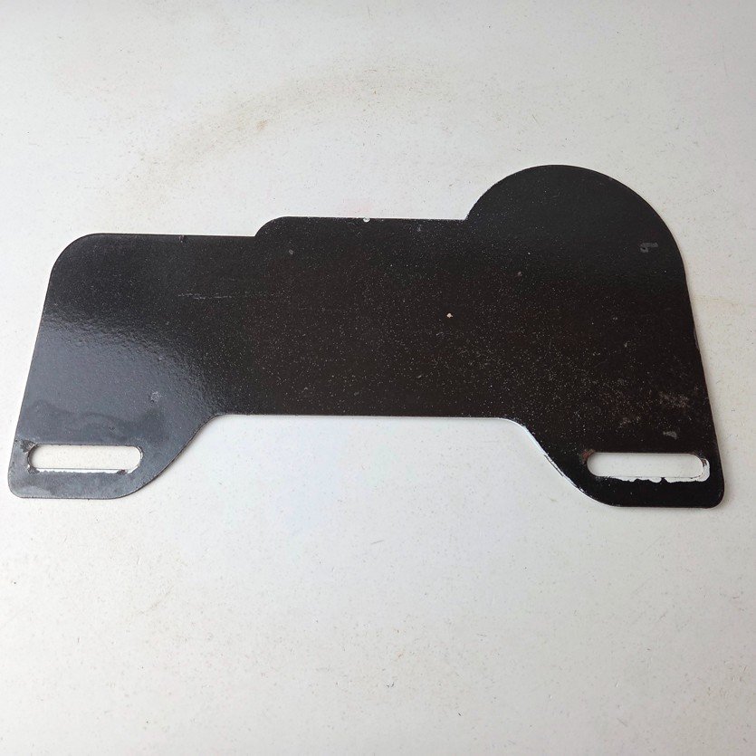 Vintage Willys Jeeps Sign Topper - Auto Used Gas Porcelain License Plate Topper - Image 7