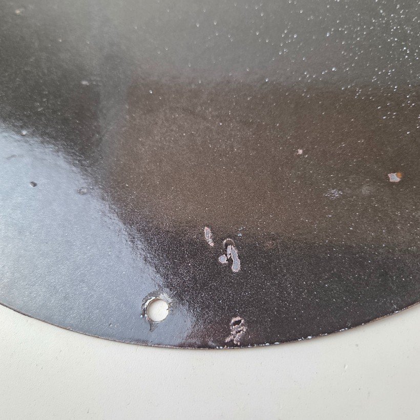 Vintage Winchester Porcelain Sign - Hunting Advertisement Cowboy and Bear Sign - Image 8