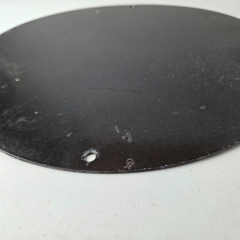 Vintage Winchester Porcelain Sign - Hunting Advertisement Cowboy and Bear Sign - Image 9