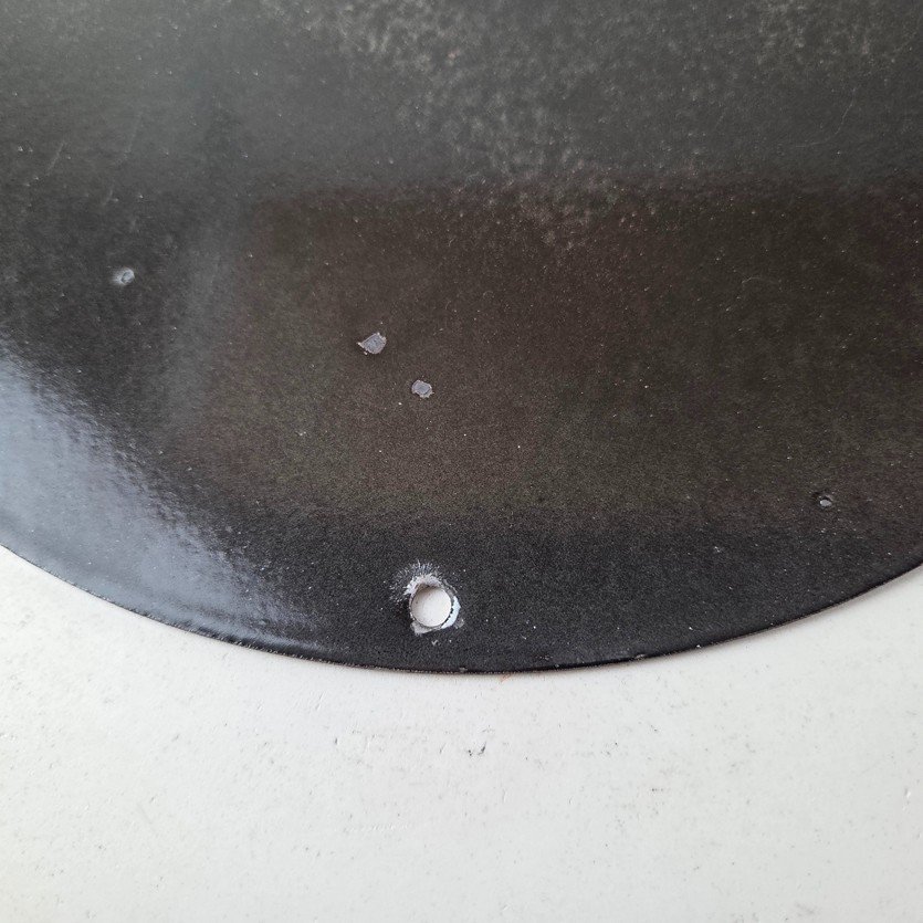 Vintage Winchester Porcelain Sign - Hunting Advertisement Cowboy and Bear Sign - Image 8