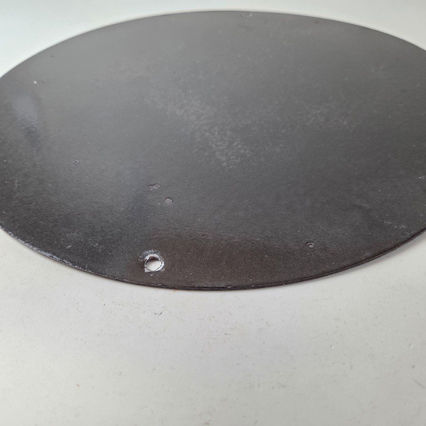 Vintage Winchester Porcelain Sign - Hunting Advertisement Cowboy and Bear Sign - Image 9