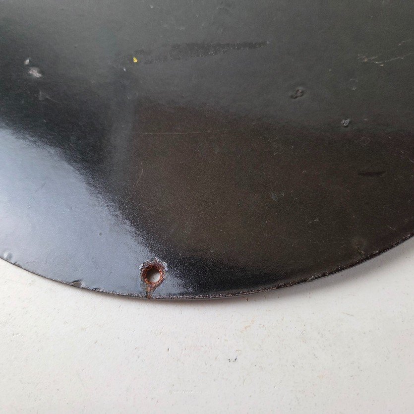 Vintage Winchester Porcelain Sign - Pistols Shooter Gas Service Pump Sign - Image 8