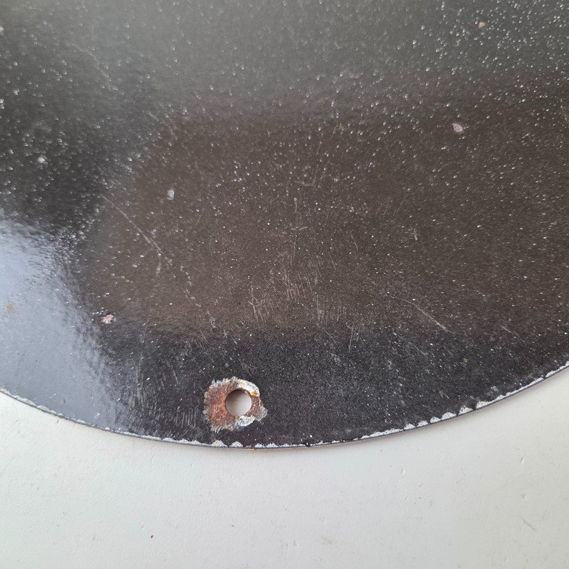 Vintage Cherry Bomb Sign - Auto Mechanic Exhaust Gas Pump Hot Rod Porcelain Sign - Image 8