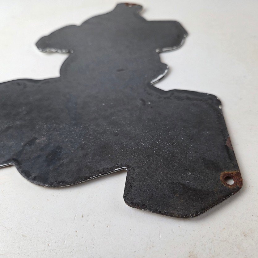 Vintage Chillard Ice Sign - Ice Cubes Chilly Willy Gas Service Porcelain Sign - Image 9