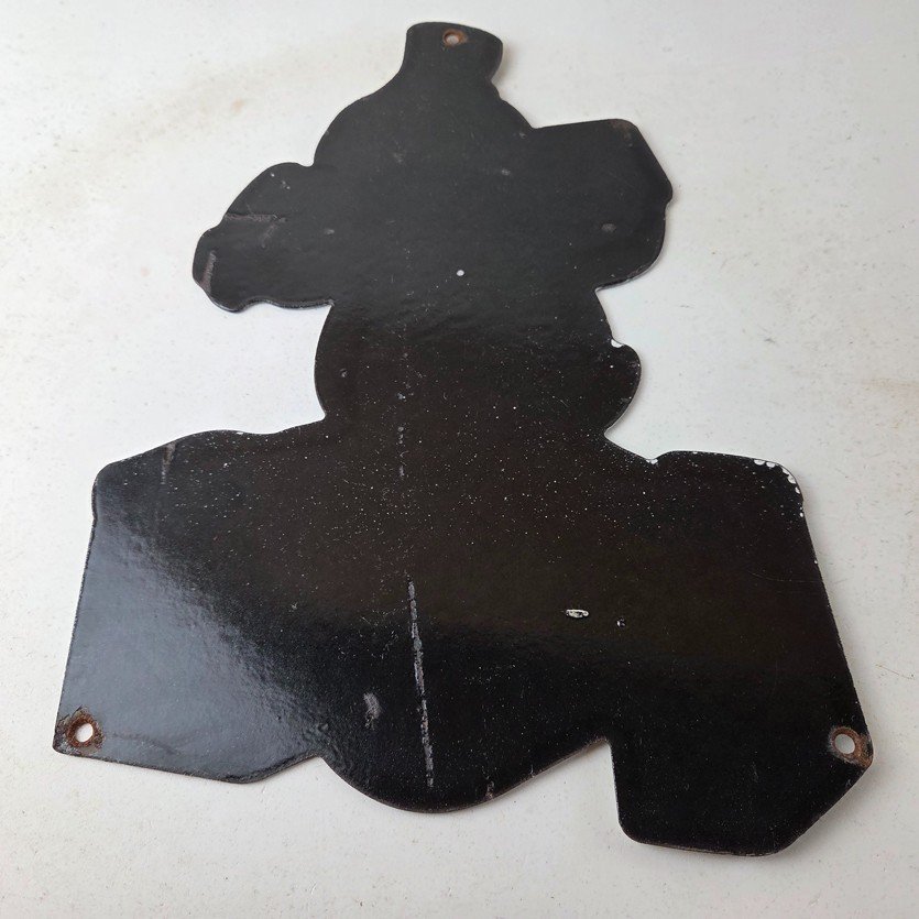 Vintage Chillard Ice Sign - Ice Cubes Chilly Willy Gas Service Porcelain Sign - Image 7