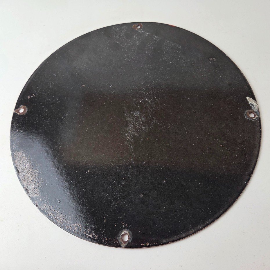 Vintage Felix Buffalo Gasoline Sign - Gas Motor Oil Pump Porcelain Sign - Image 10