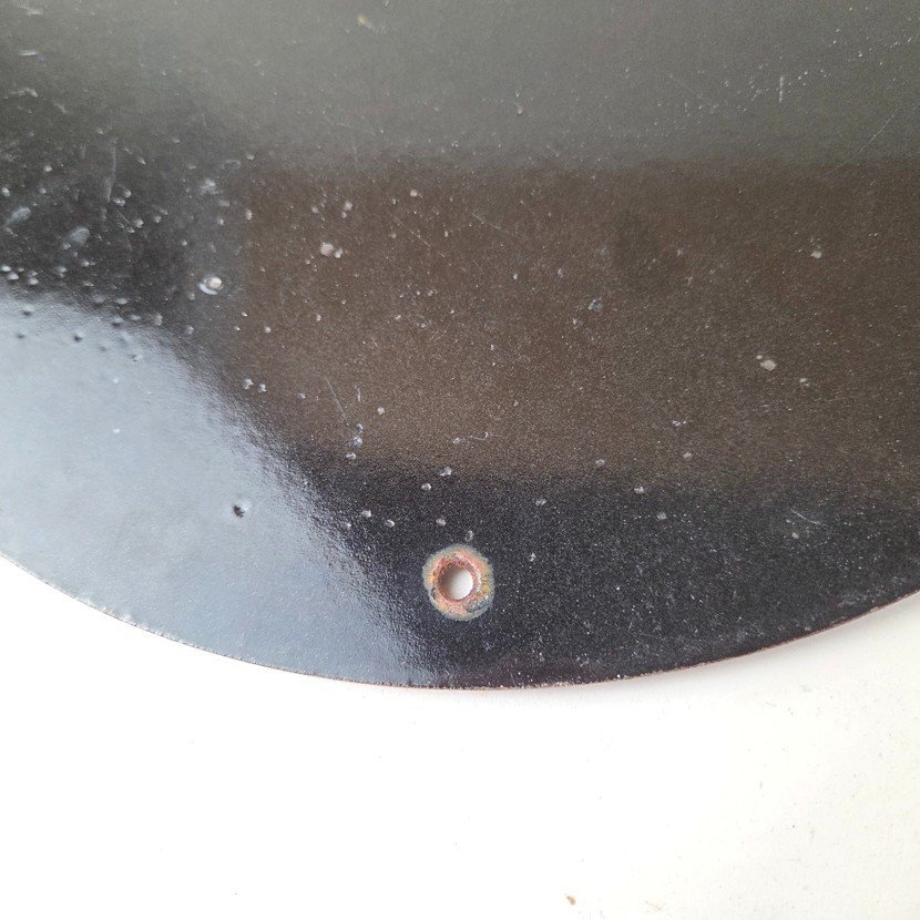 Vintage Ford Motors Porcelain Shelby Sign - Super Snake Gas Pump Automotive Sign - Image 8