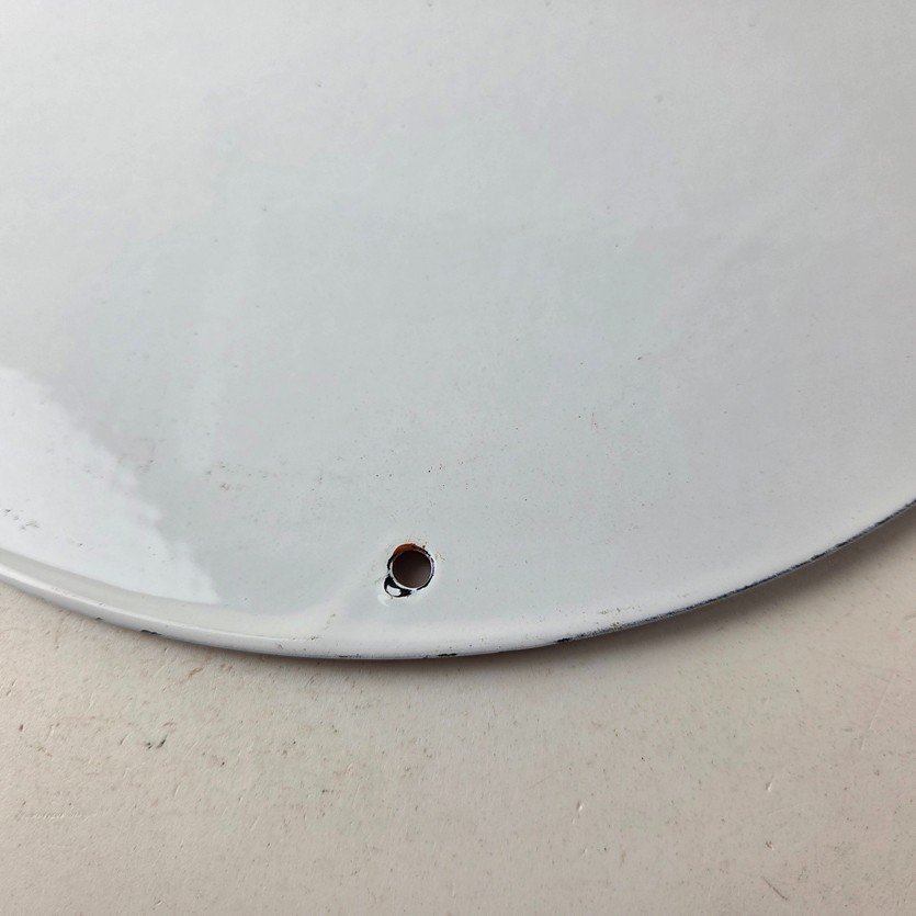 Vintage Honda Sign - Motorcycle Biker Automobile Gas Pump Service Porcelain Sign - Image 8