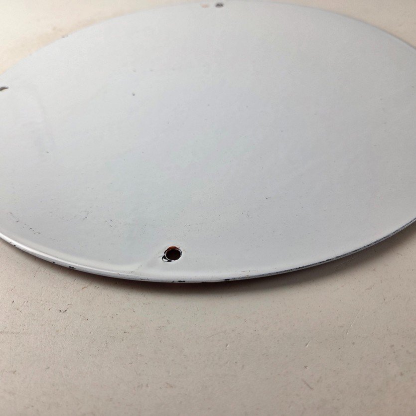 Vintage Honda Sign - Motorcycle Biker Automobile Gas Pump Service Porcelain Sign - Image 9