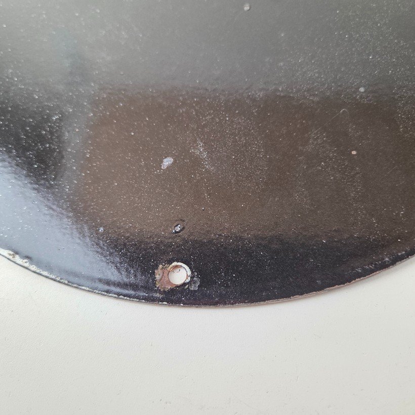 Vintage Mack Trucks Sign - British Bulldog Auto Gas Pump Porcelain Ad Sign - Image 8