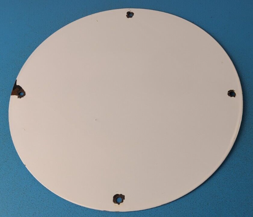 Vintage Marathon Products Sign - Gasoline Gas Motor Oil Pump Shop Porcelain Sign - Image 14