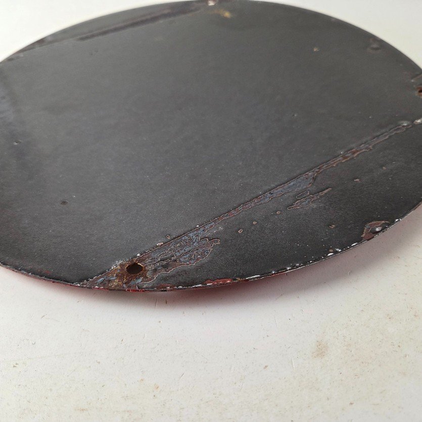 Vintage Mohawk Gasoline Sign - Gas Porcelain Service Native American Indian Sign - Image 9