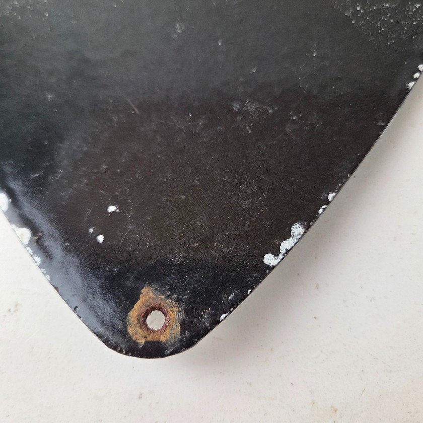 Vintage Mohawk Tires Sign - Porcelain Service Mechanic Shop Gas Oil Pump Sign - Image 8