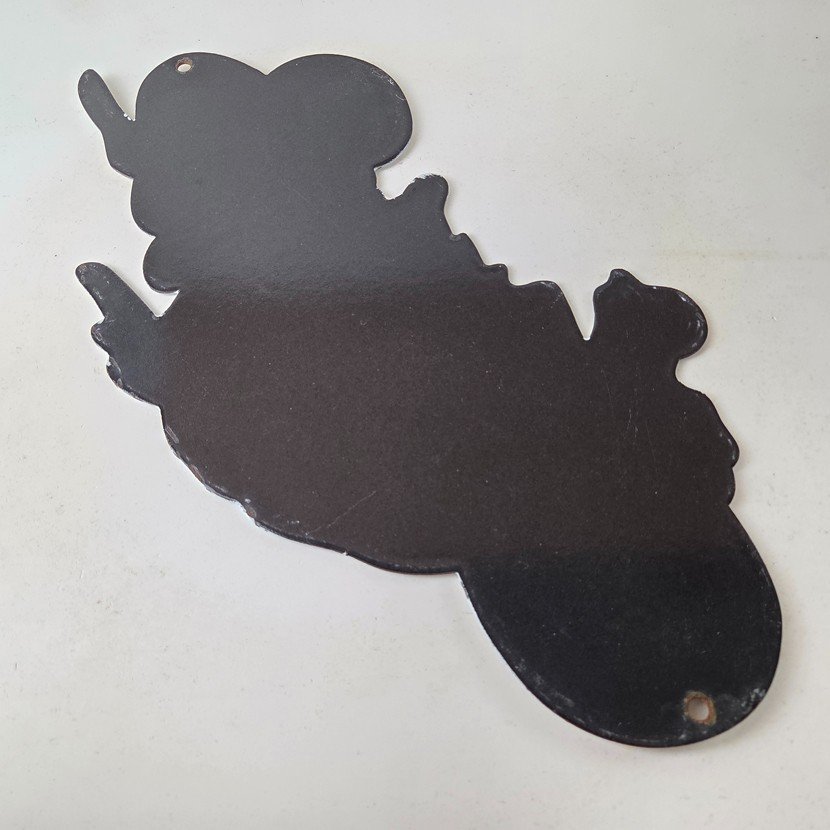 Vintage Rat Fink Porcelain Sign - Von Dutch Eyeball Gas Service Pump Sign - Image 7