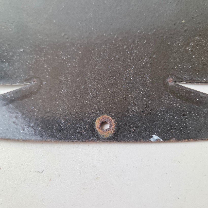 Vintage Rat Fink Sign - Car Mod Auto Hot Rod Gas Pump Plate Porcelain Spade Sign - Image 8