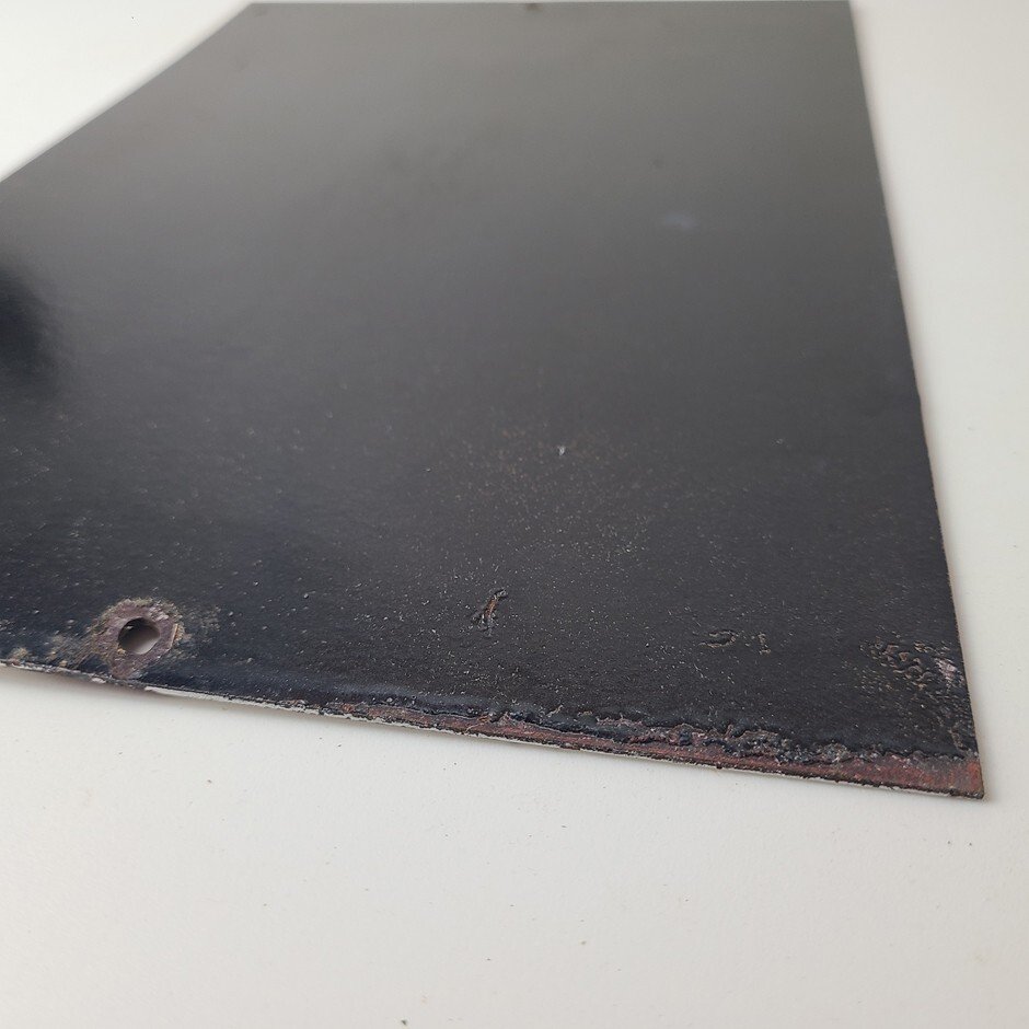 Vintage Remco Wrist Radios Porcelain Sign - Batman Gas Station Service Sign - Image 15