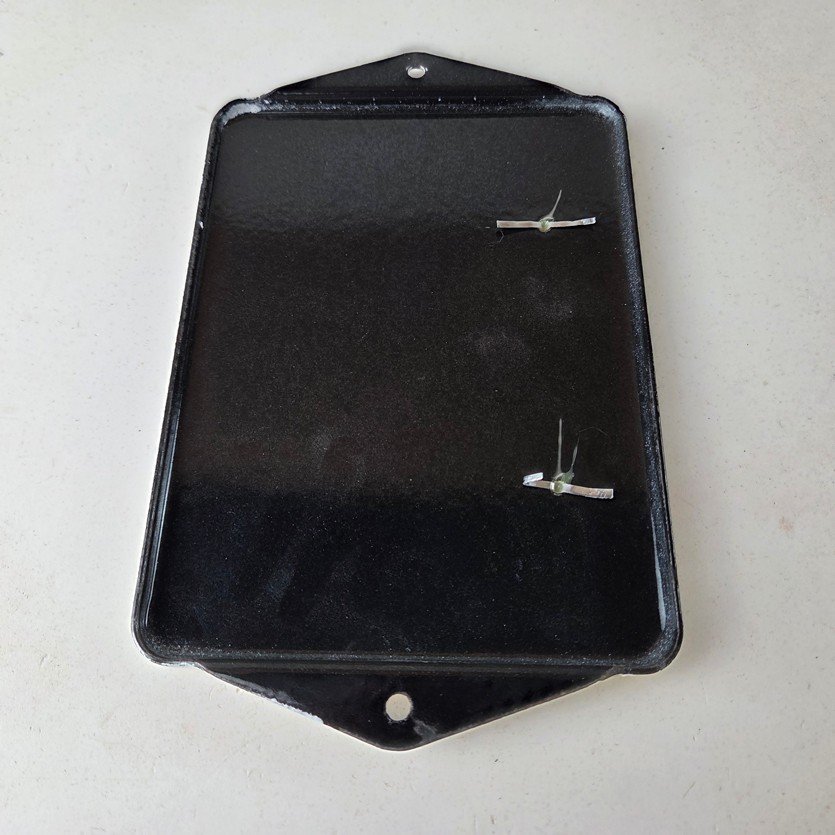 Vintage Shell Porcelain Sign - Green Streak Gasoline Pump Ad Sign On Thermometer - Image 7