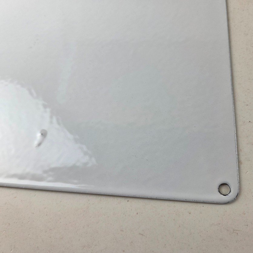 Vintage Sinclair Gasoline Porcelain - Service Station Gas Pump Plate Ad Sign - Image 8