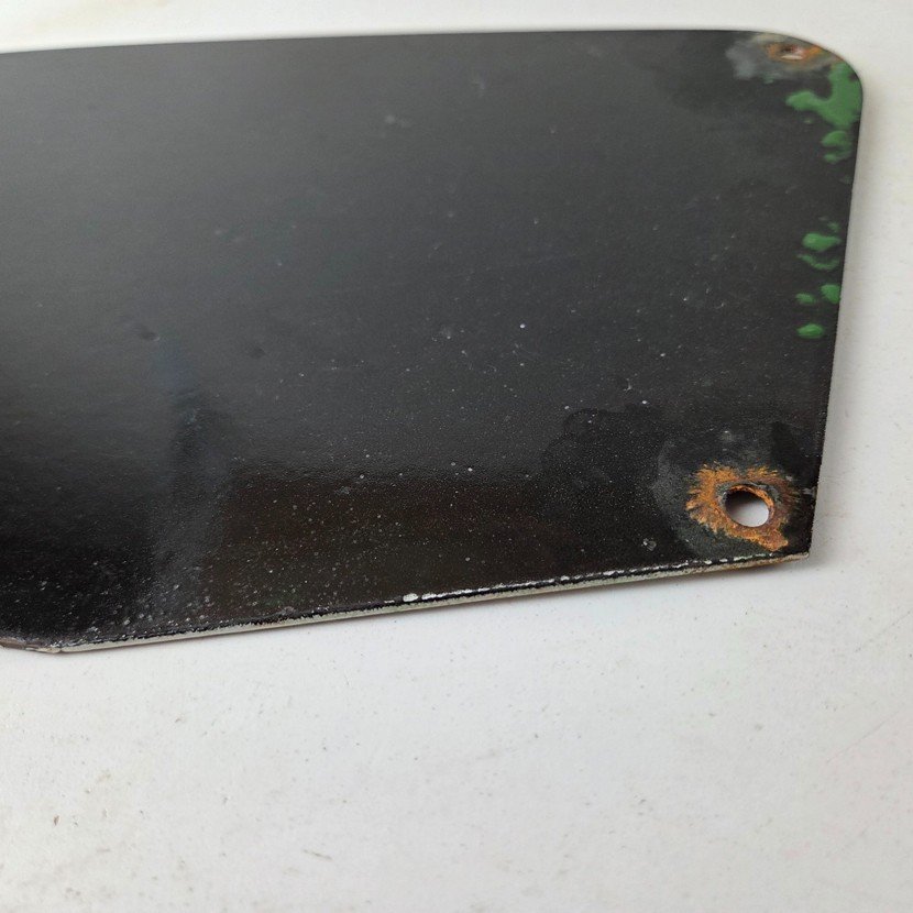 Vintage Sinclair Gasoline Sign - Dino Service Station Pump Porcelain Sign - Image 9