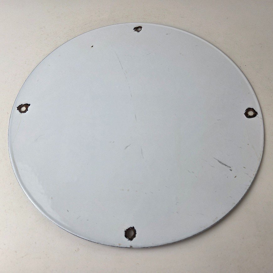 Vintage Smitholene Sign - Airplane Gas Service Station Pump Plate Porcelain Sign - Image 7