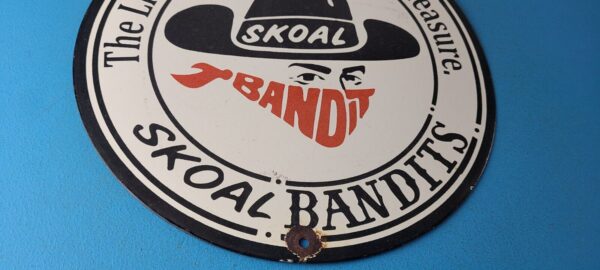 Vintage Tobacco Sign Porcelain Skoal Bandit Pouches Gas Oil Pump Plate Sign 305792916316 6