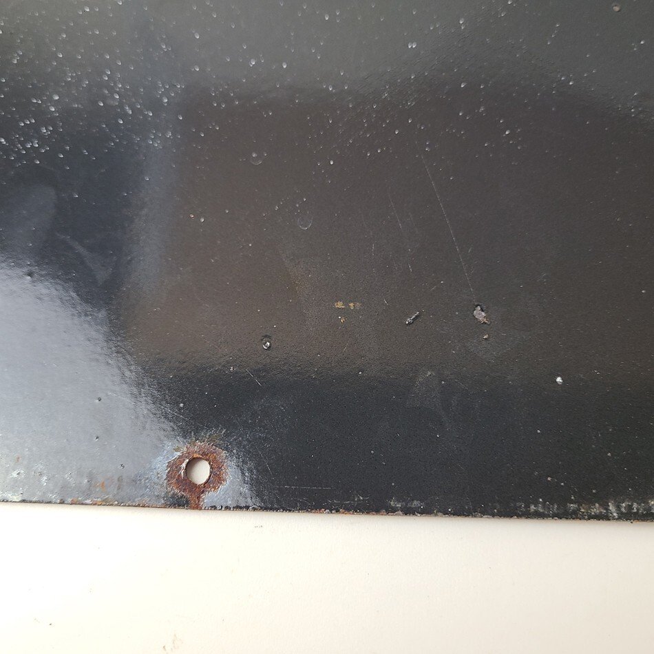 Vintage Triumph Motor Oil Sign - Gas Service Pump Porcelain Gasoline Sign - Image 15