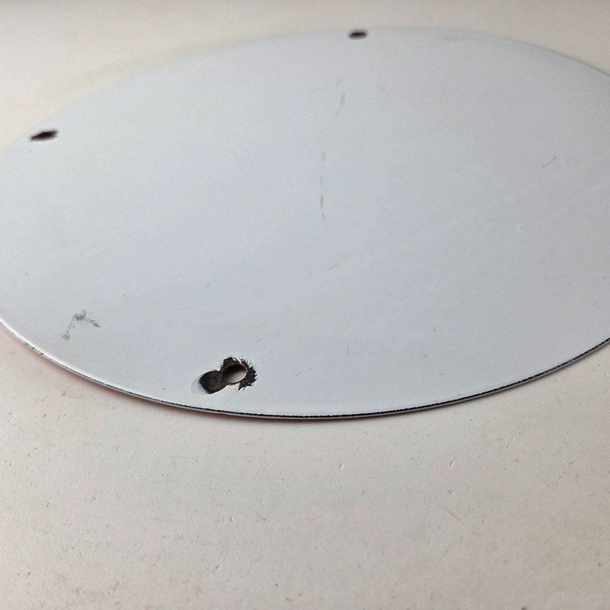 Vintage Whizzer Motor Bike Sign - Gas Sales Service Station Porcelain Sign - Image 9