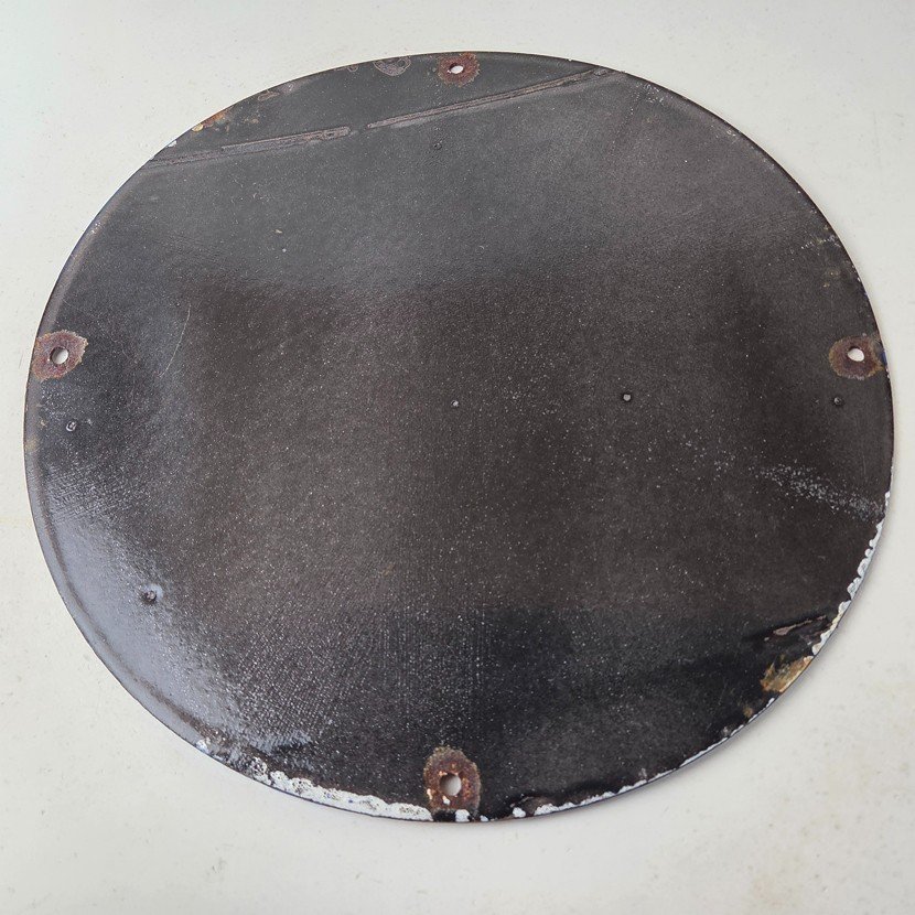 Vintage Chevrolet Corvette Porcelain Sign - American Service Gas Oil Racing Sign - Image 7