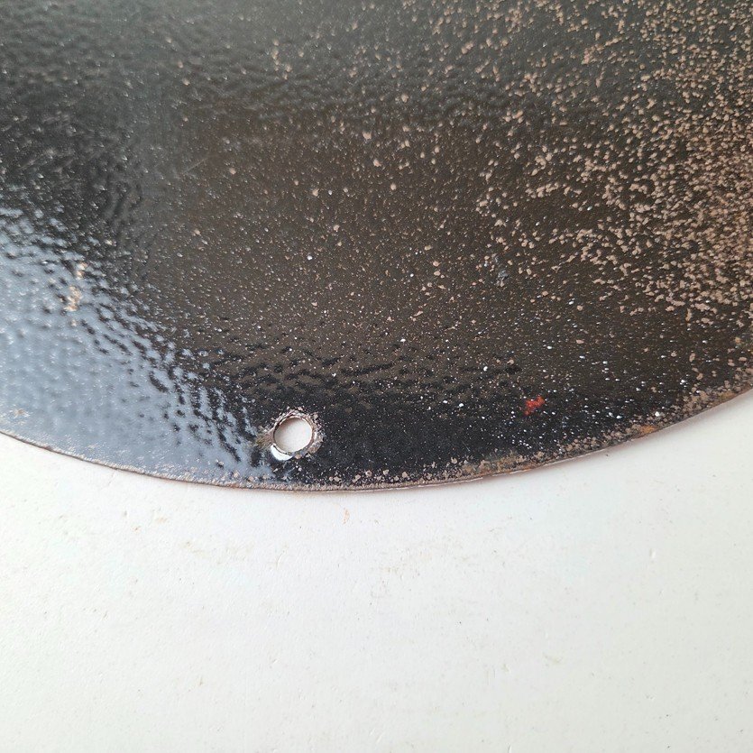 Vintage Chevrolet Sign - Warning, Automobile Motors Gas Pump Porcelain Sign - Image 8