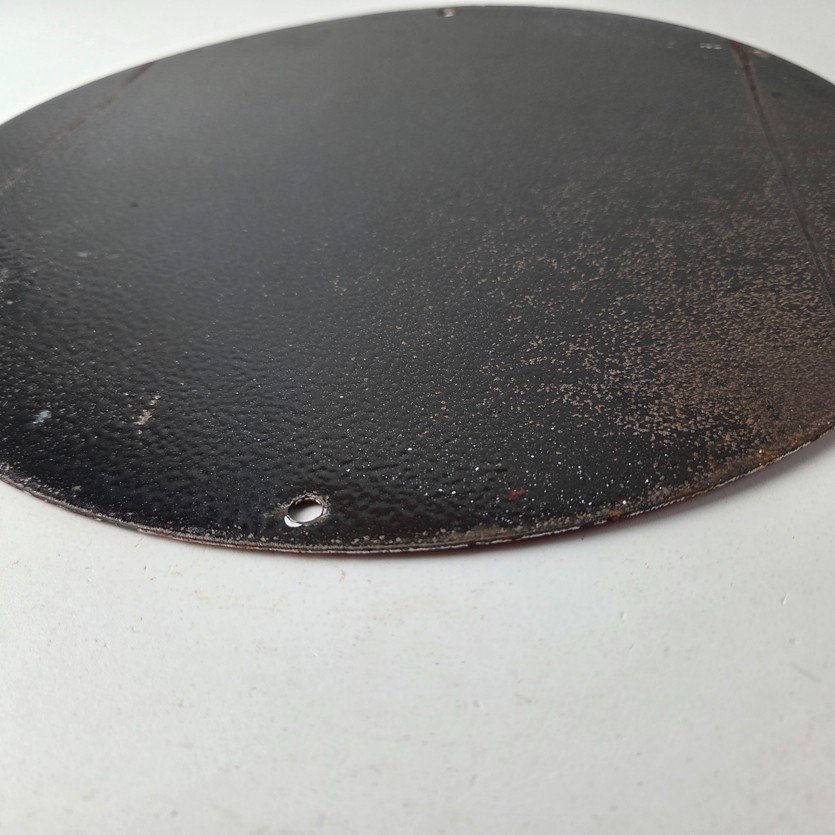 Vintage Chevrolet Sign - Warning, Automobile Motors Gas Pump Porcelain Sign - Image 9