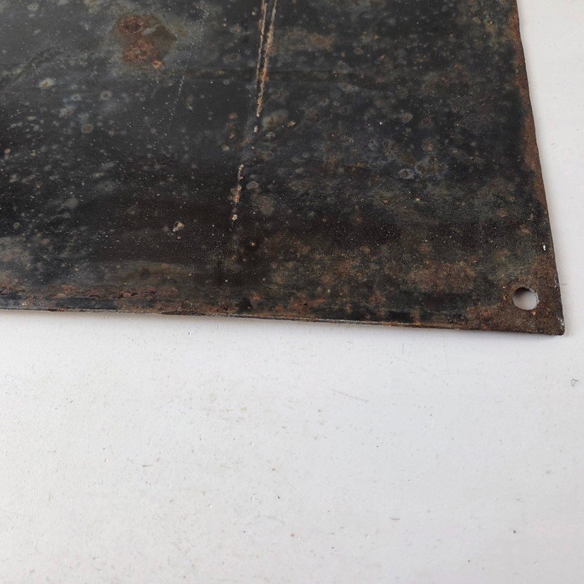 Vintage Coca Cola Porcelain Sign - Advertising Gas Pump Shop Soda Sales Sign - Image 8