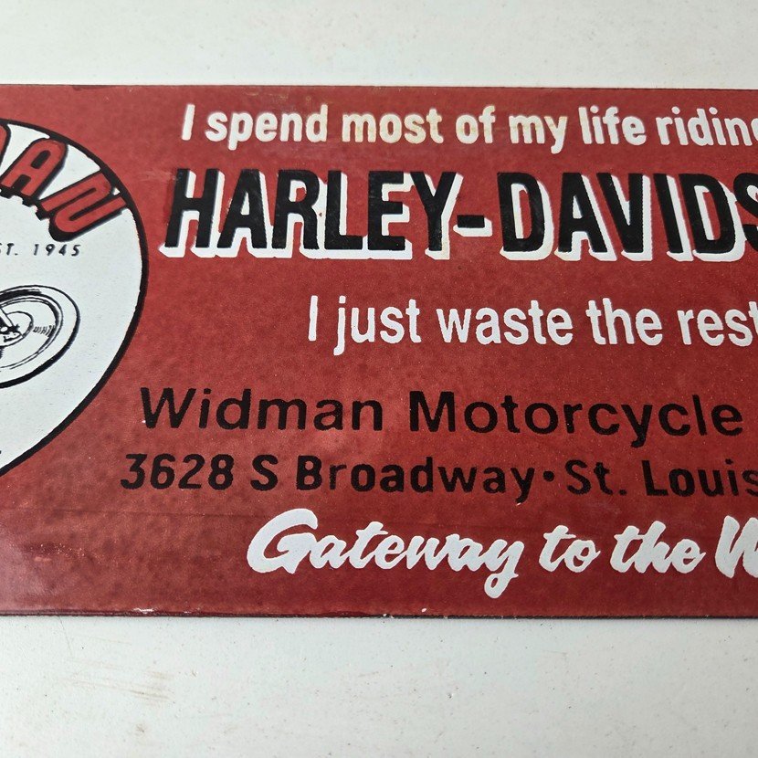 Vintage Harley Davidson Motorcycles Sign - Repair Shop Gas Pump Porcelain Sign - Image 4